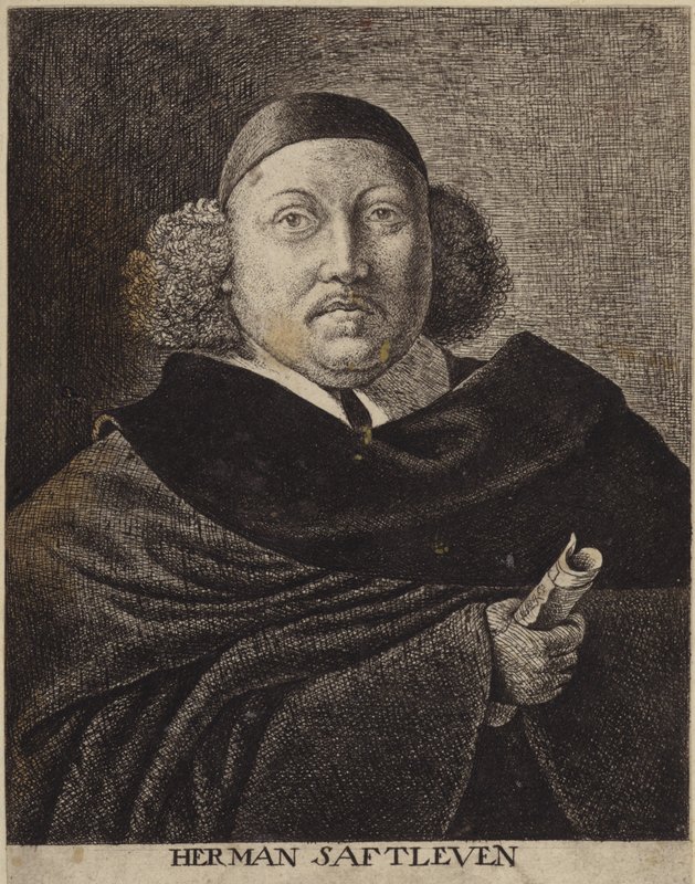 Retrato de Herman Saftleven the Younger de Dutch School