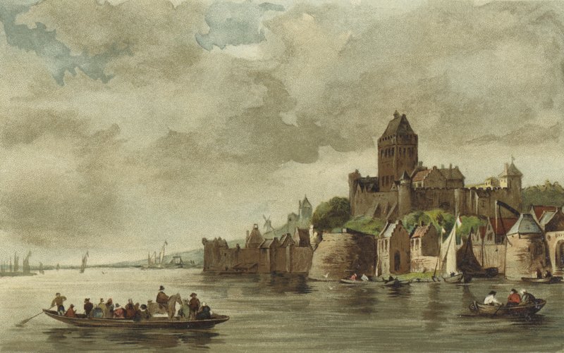 Vista do Castelo de Valkhof, Nijmegen de Dutch School