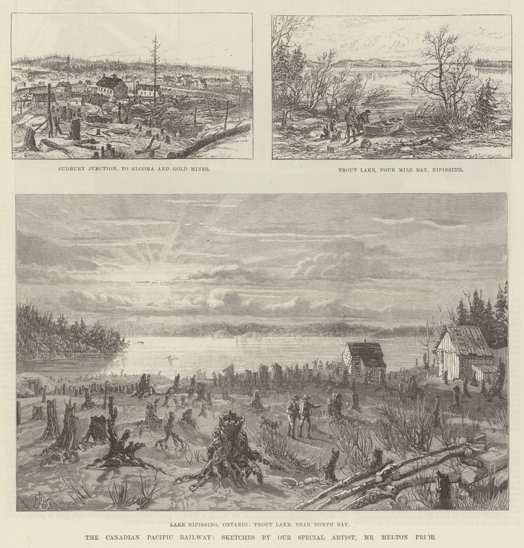 A estrada de ferro canadense pacífica de E. Jennings