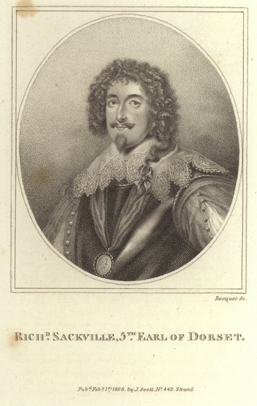 Richard Sackville o 5º Conde de Dorset de E. Bocquet