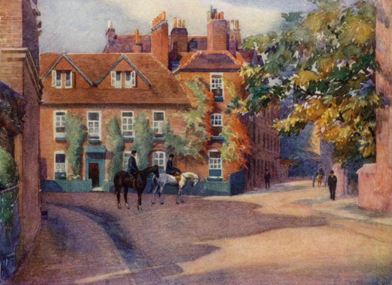 Eton: Common Lane House (lito colorido) de E. D. Brinton