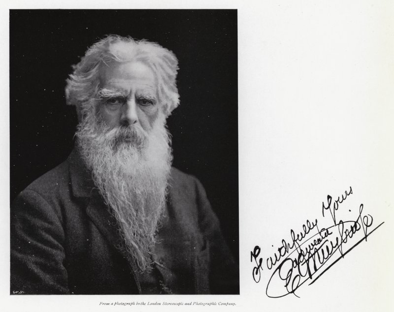 Retrato de Eadweard Muybridge (foto a p/b) de Eadweard Muybridge