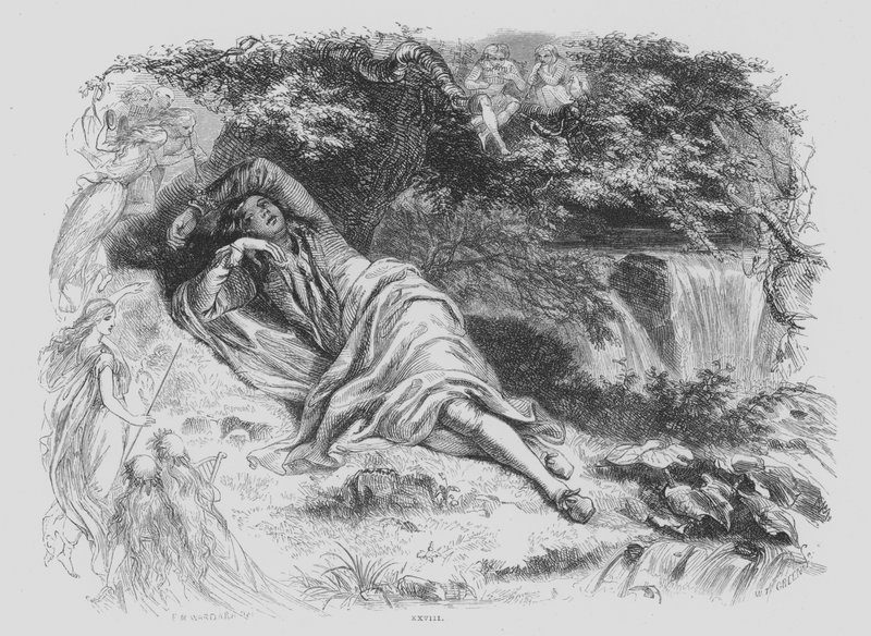 John Milton, Il Penseroso de Edgar Melville after Ward