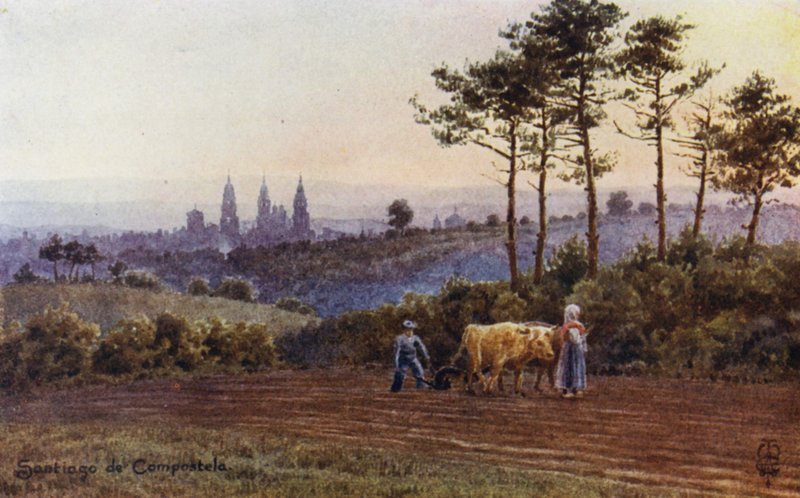 Norte da Espanha: Santiago de Compostela, Espanha de Edgar T. A. Wigram
