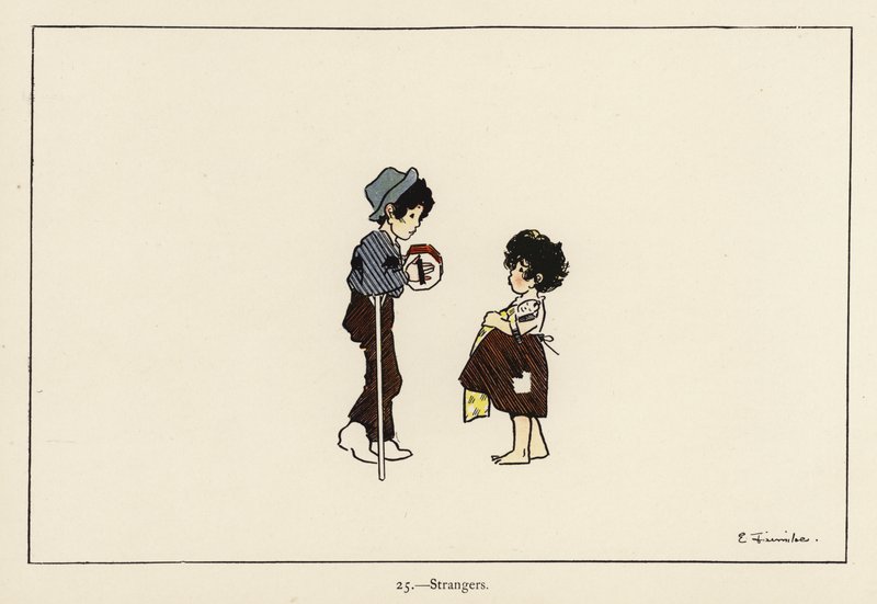 Estranhos (cor litho) de Edith Farmiloe