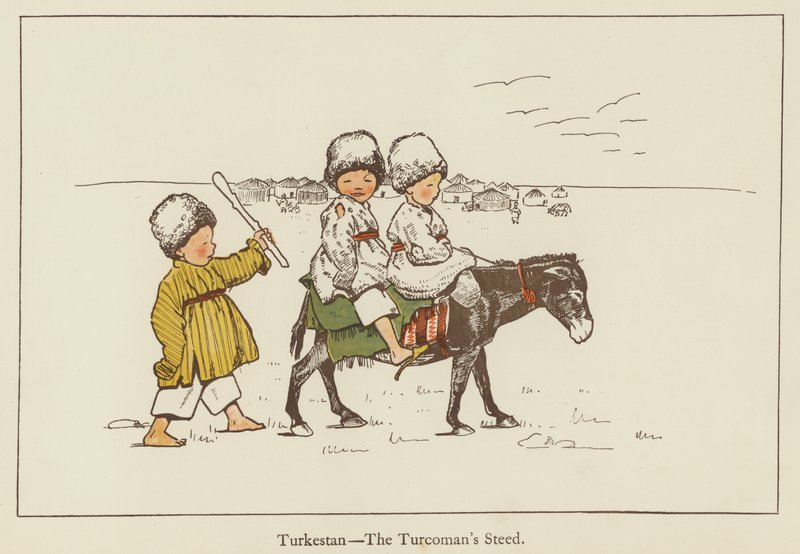 Turquestão, o cavalo turcomano de Edith Farmiloe
