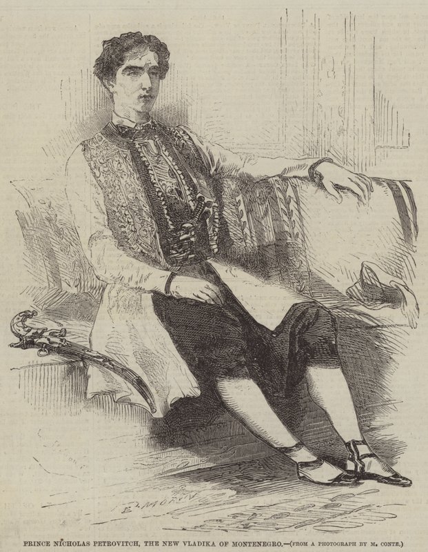 Príncipe Nicholas Petrovitch, a nova Vladika de Montenegro de Edmond Morin