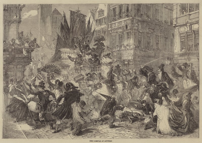 O Carnaval de Antuérpia de Edmond Morin