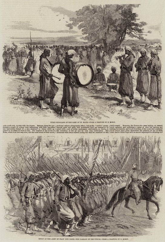 As festas de Paris, passagem dos turcos de Edmond Morin