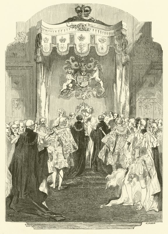 Capítulo da Ordem da Jarreteira, Windsor (gravura) de Edmond (after) Morin