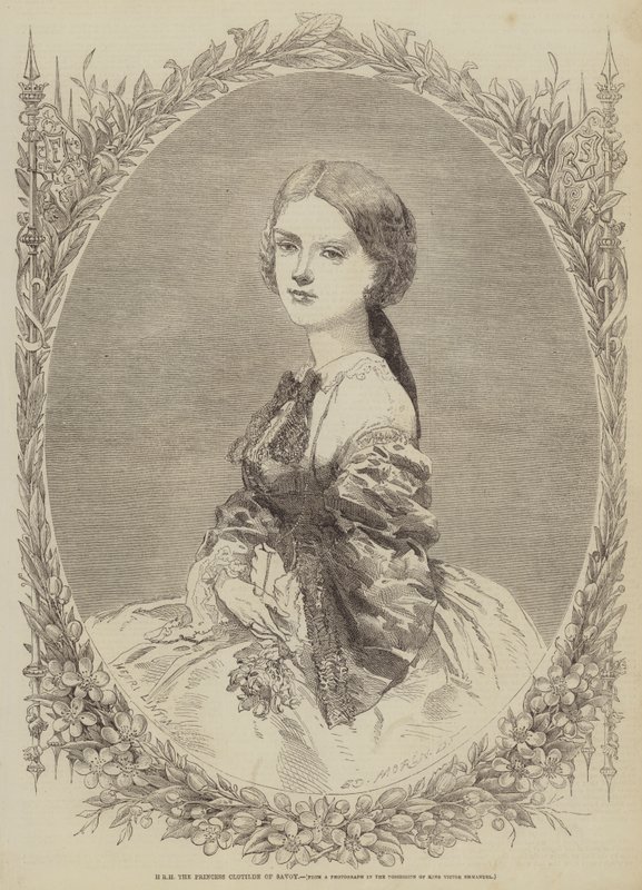 Sua Alteza a Princesa Clotilde de Savoy de Edmond Morin