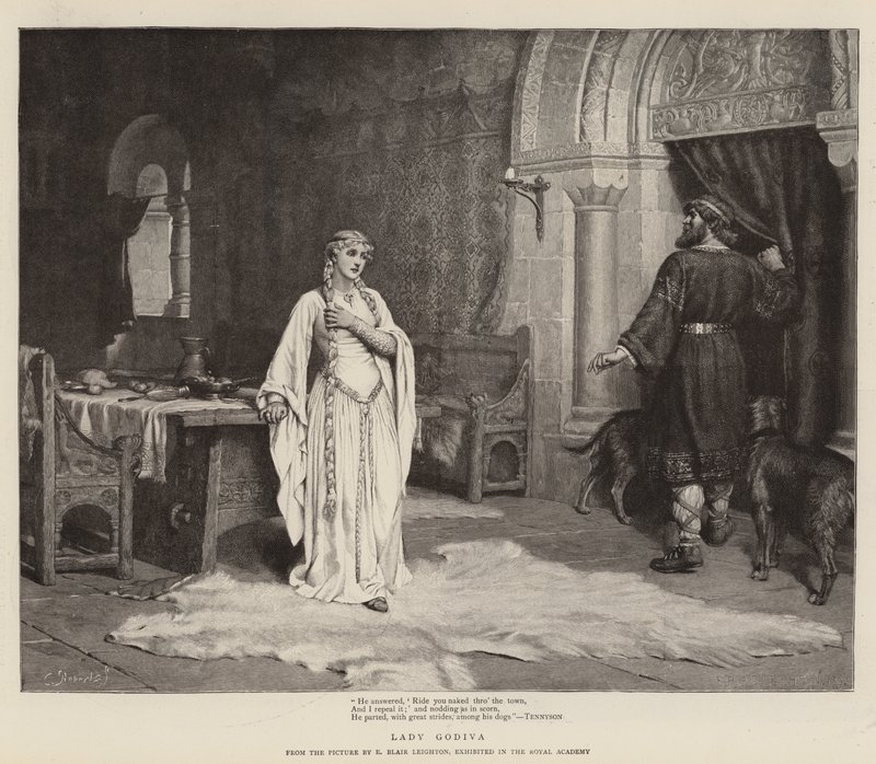 Lady Godiva de Edmund Blair Leighton