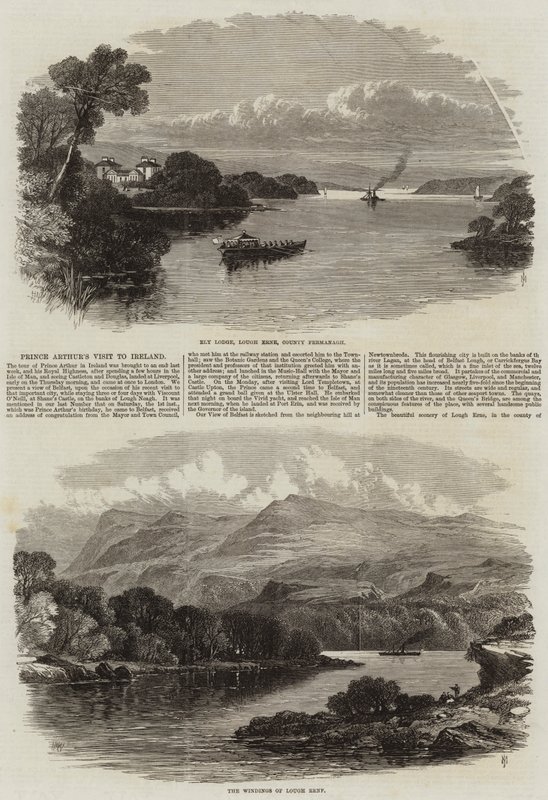 Visita do Príncipe Artur à Irlanda de Edmund Morison Wimperis