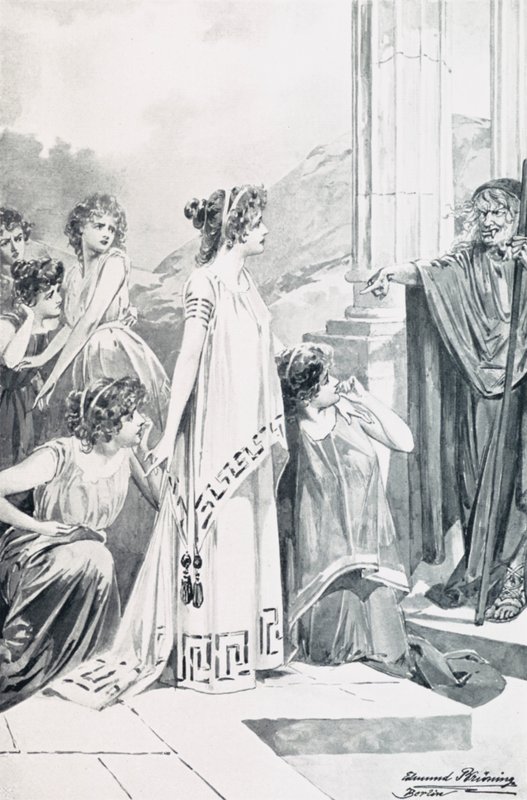 Ilustração para o Fausto de Goethe de Edmund Bruning