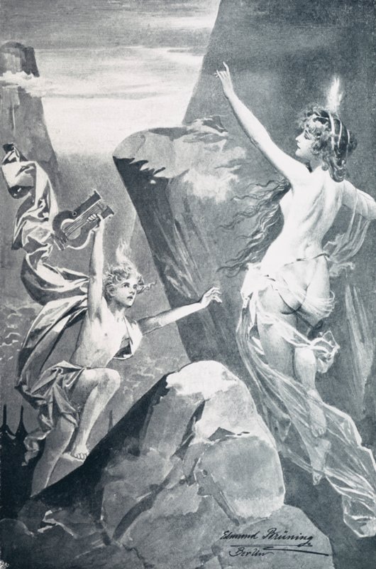 Ilustração para o Fausto de Goethe de Edmund Bruning