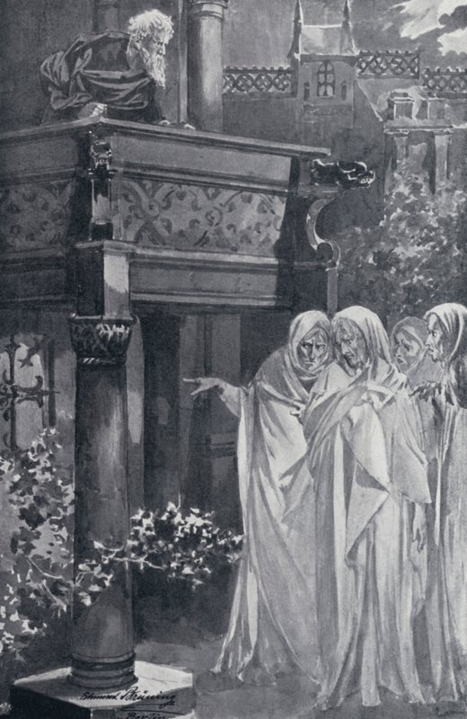 Ilustração para o Fausto de Goethe de Edmund Bruning