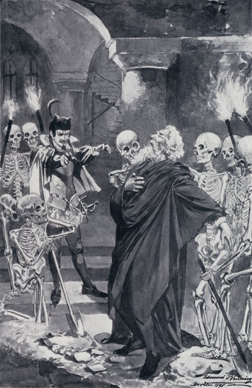 Ilustração para o Fausto de Goethe de Edmund Bruning