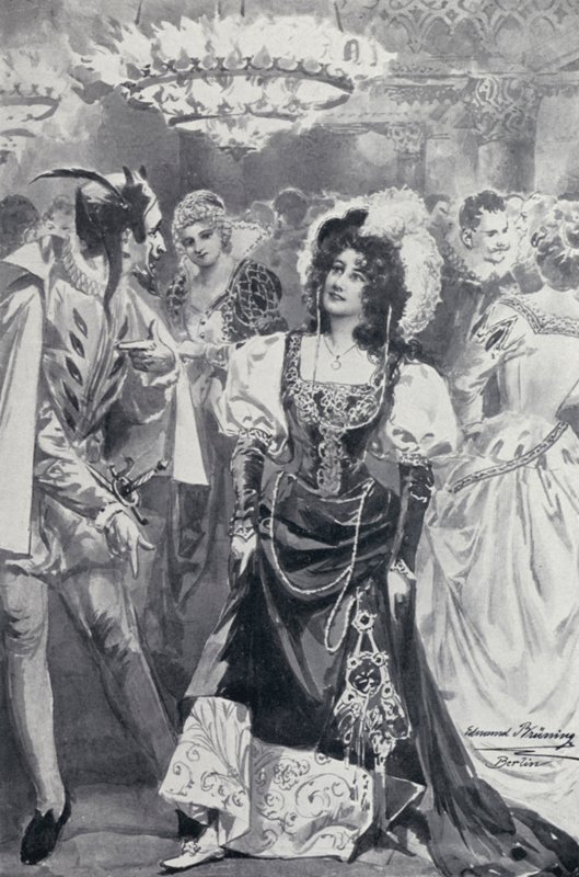Ilustração para o Fausto de Goethe de Edmund Bruning