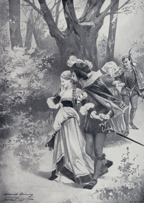 Ilustração para o Fausto de Goethe de Edmund Bruning