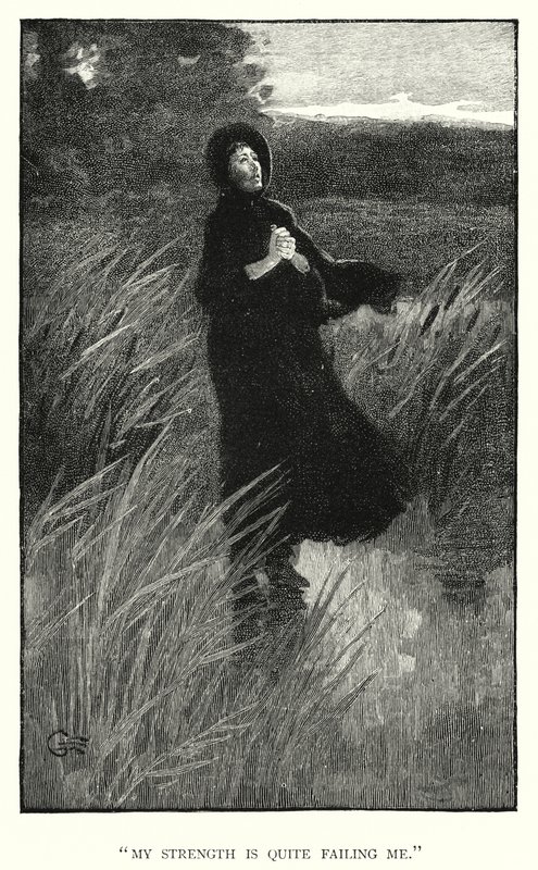 Ilustração para Jane Eyre de Charlotte Bronte (gravura) de Edmund Henry Garrett