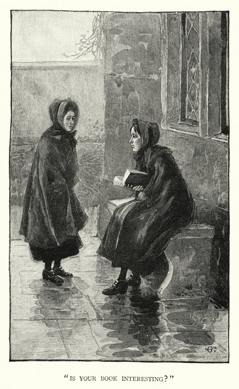 Ilustração para Jane Eyre de Charlotte Bronte (gravura) de Edmund Henry Garrett