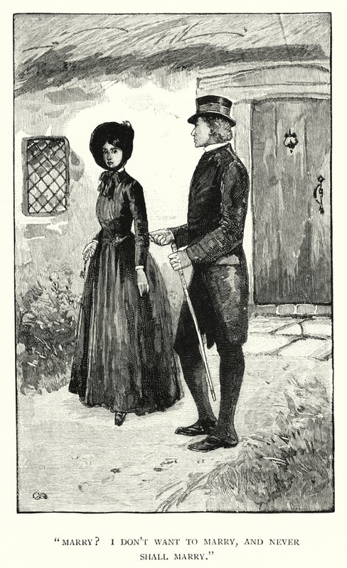 Ilustração para Jane Eyre de Charlotte Bronte (gravura) de Edmund Henry Garrett