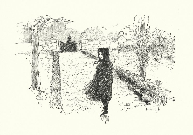 Ilustração para Jane Eyre por Charlotte Bronte (litho) de Edmund Henry Garrett