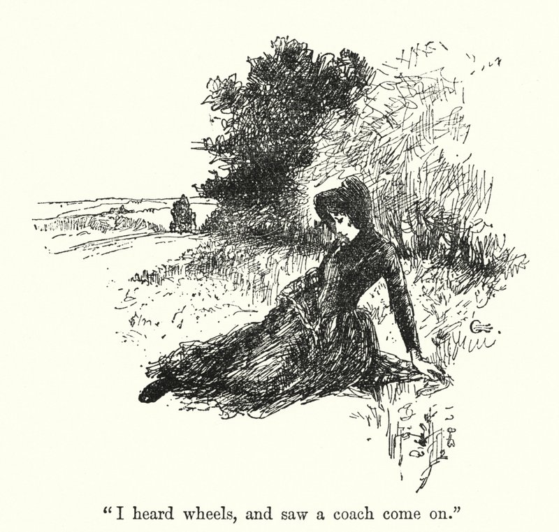 Ilustração para Jane Eyre por Charlotte Bronte (litho) de Edmund Henry Garrett