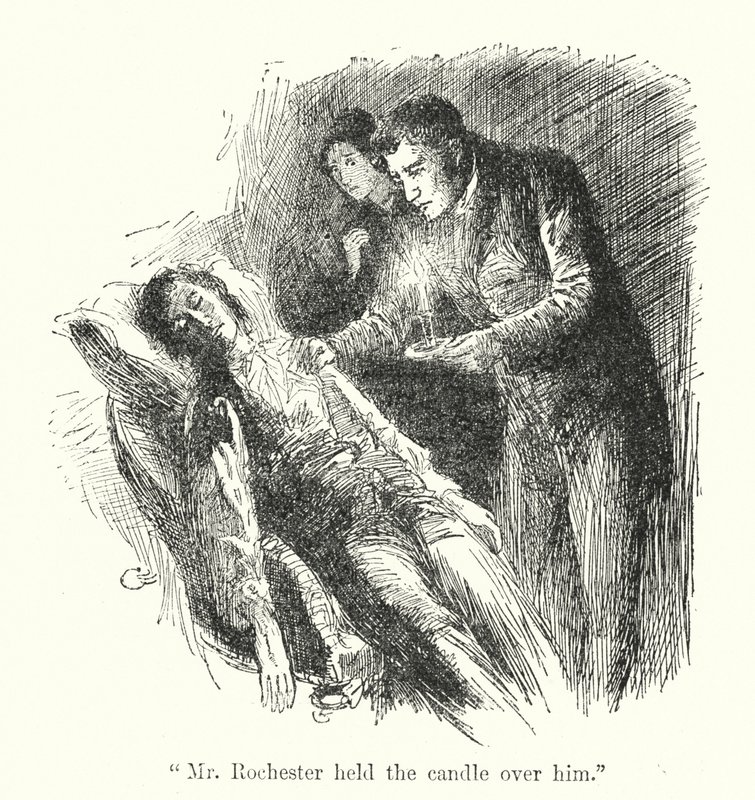 Ilustração para Jane Eyre por Charlotte Bronte (litho) de Edmund Henry Garrett