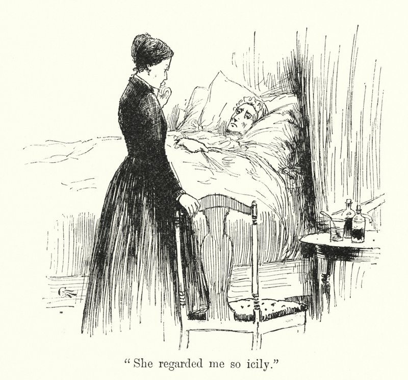 Ilustração para Jane Eyre por Charlotte Bronte (litho) de Edmund Henry Garrett