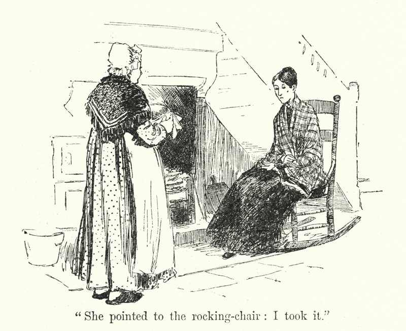 Ilustração para Jane Eyre por Charlotte Bronte (litho) de Edmund Henry Garrett