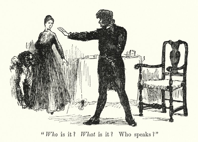 Ilustração para Jane Eyre por Charlotte Bronte (litho) de Edmund Henry Garrett