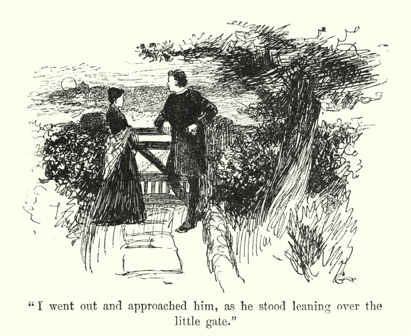 Ilustração para Jane Eyre por Charlotte Bronte (litho) de Edmund Henry Garrett