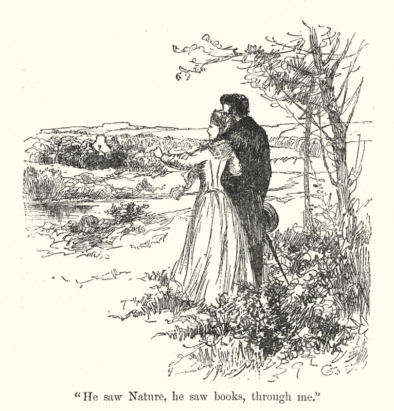 Ilustração para Jane Eyre por Charlotte Bronte (litho) de Edmund Henry Garrett