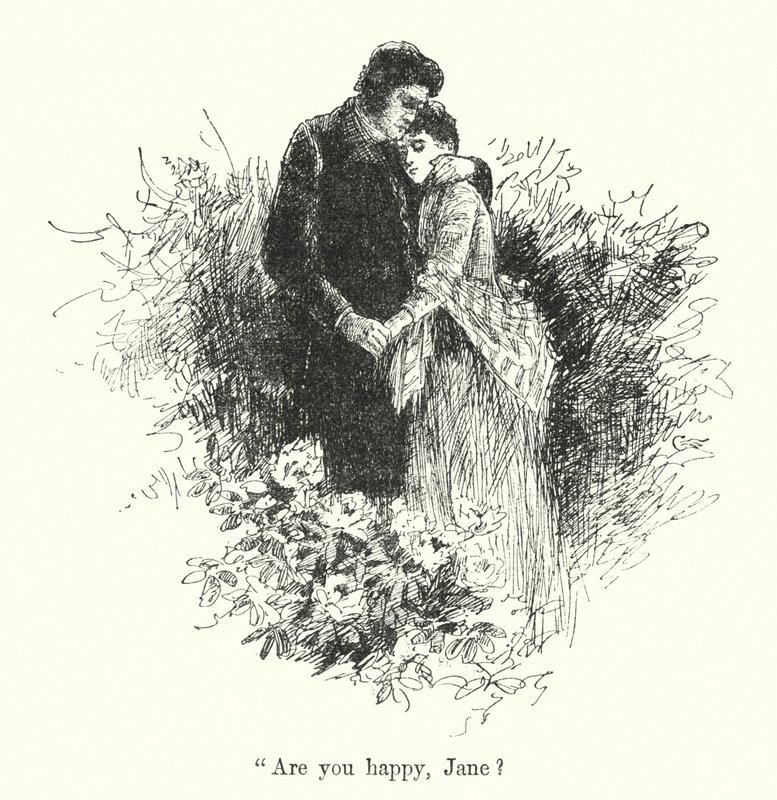 Ilustração para Jane Eyre por Charlotte Bronte (litho) de Edmund Henry Garrett