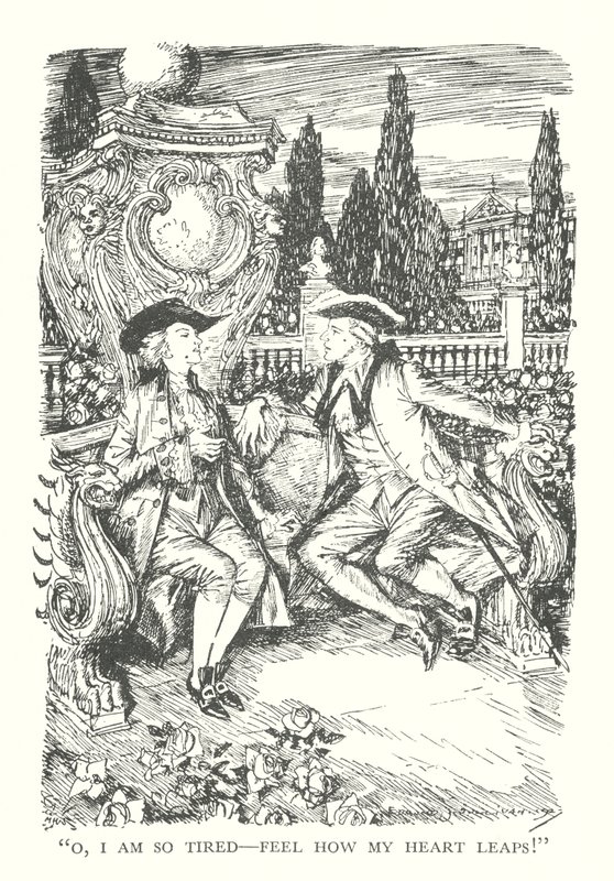 Ilustração para o Príncipe Otto de R. L. Stevenson (litografia) de Edmund Joseph (after) Sullivan