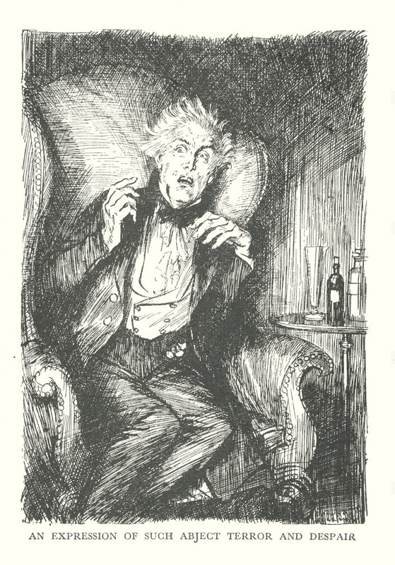 Ilustração para "O estranho caso do Dr. Jekyll e do Sr. Hyde", de R. L. Stevenson (litografia) de Edmund Joseph (after) Sullivan