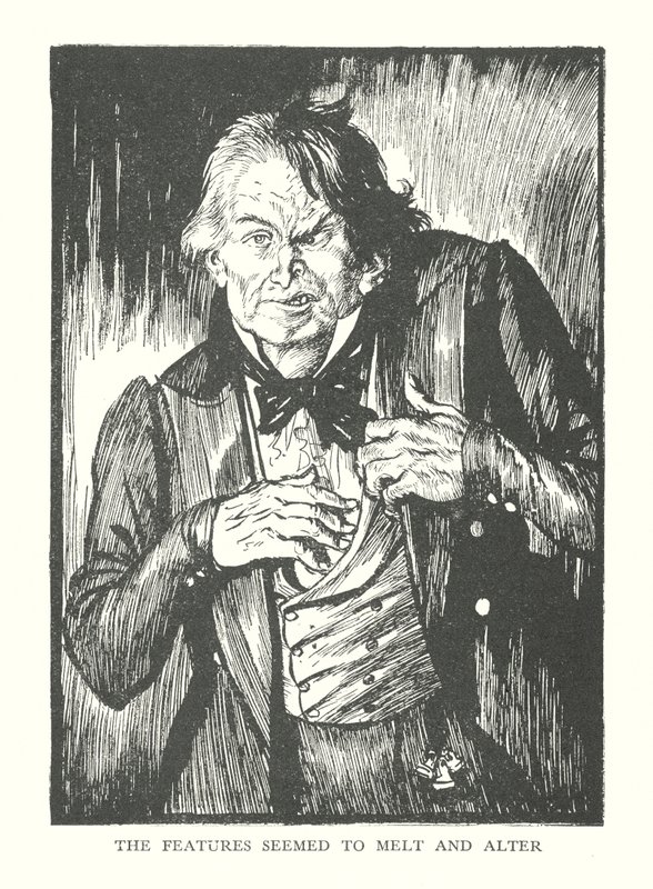 Ilustração para "O estranho caso do Dr. Jekyll e do Sr. Hyde", de R. L. Stevenson (litografia) de Edmund Joseph (after) Sullivan