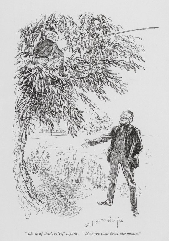 Ilustração para "Os dias de escola de Tom Brown" (litografia) de Edmund Joseph (after) Sullivan