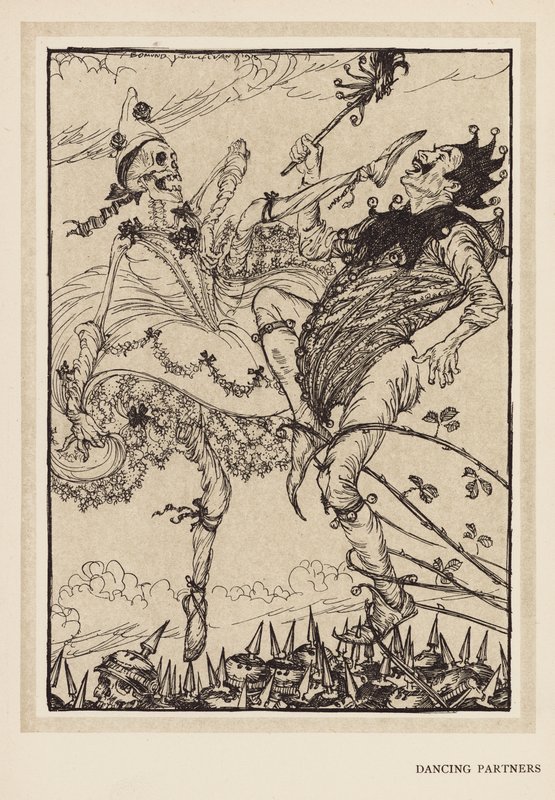 A grinalda do Kaiser: Parceiros de dança (litografia) de Edmund Joseph (after) Sullivan