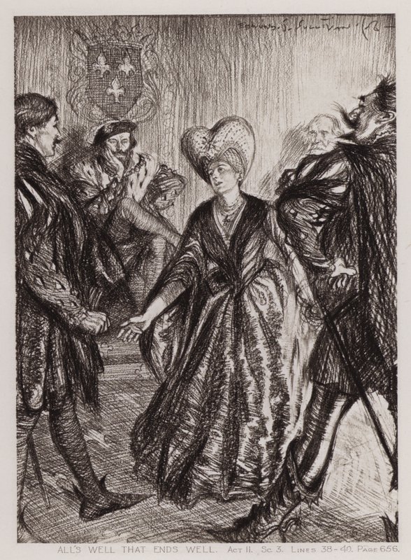 Tudo está bem quando termina bem, Ato II Sc 3 de Edmund Joseph Sullivan