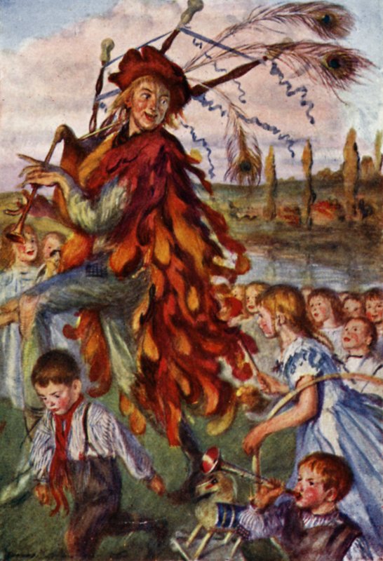 Robert Browning: o flautista de Hamelin de Edmund Joseph Sullivan