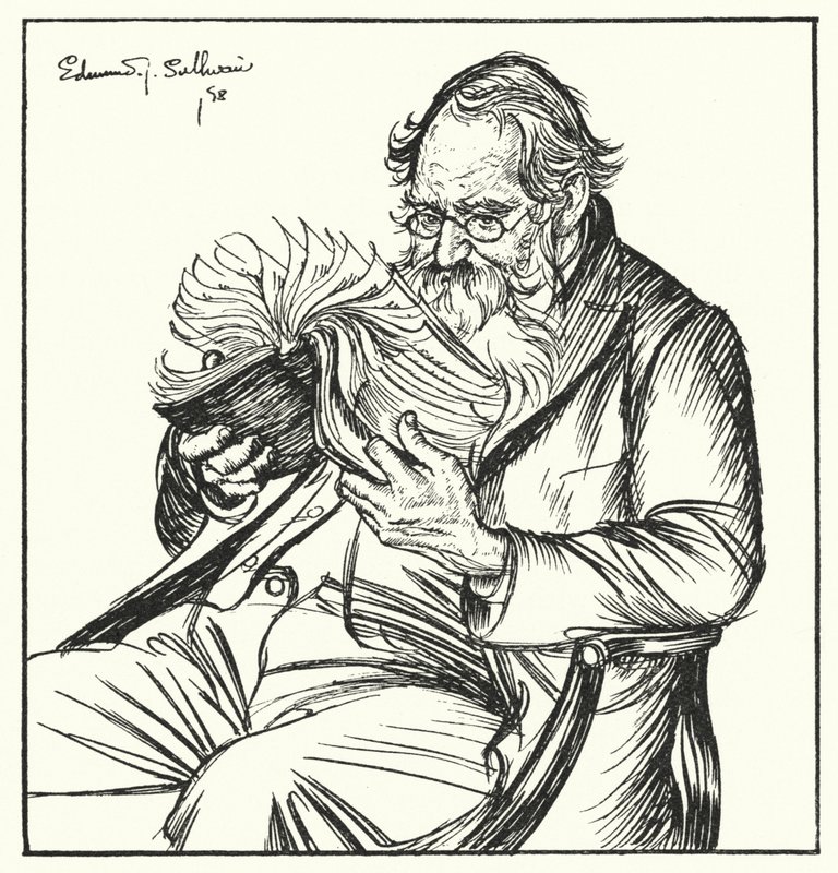 Ilustração para Sartor Resortus de Edmund Joseph after Sullivan