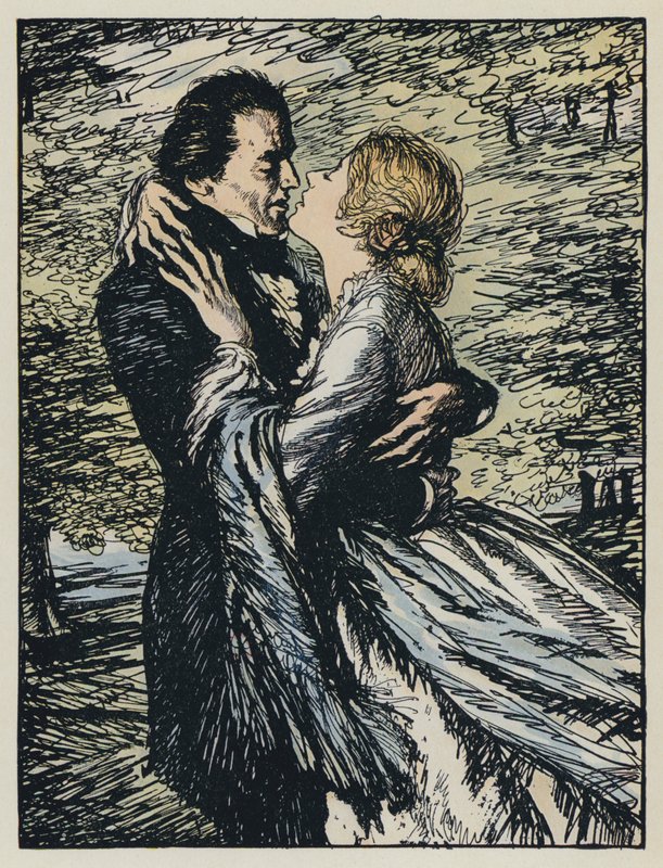 Ilustração para Tennysons Maud de Edmund Joseph after Sullivan