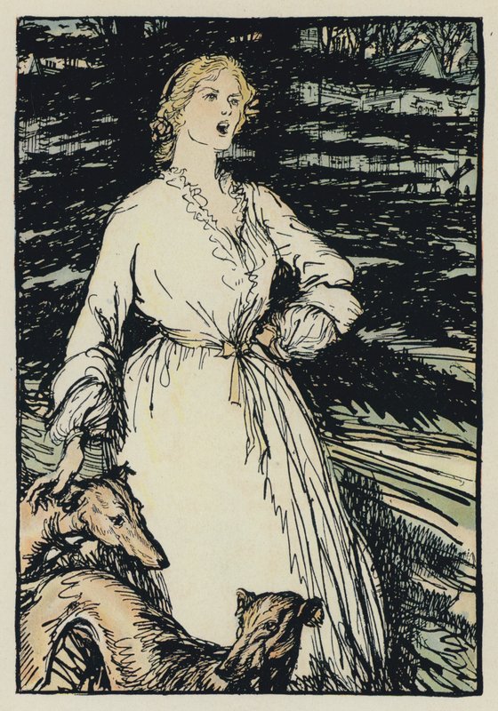 Ilustração para Tennysons Maud de Edmund Joseph after Sullivan