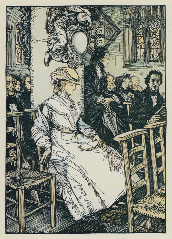 Ilustração para Tennysons Maud de Edmund Joseph after Sullivan