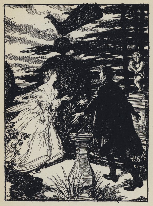 Ilustração para Tennysons Maud de Edmund Joseph after Sullivan