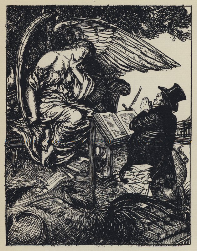 Ilustração para Tennysons Maud de Edmund Joseph after Sullivan