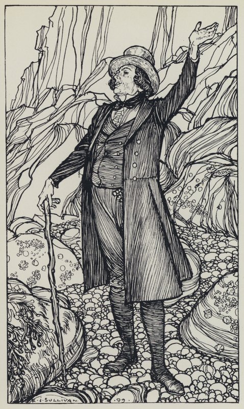 Tennyson, ilustração para um sonho de mulheres justas e outros poemas de Edmund Joseph after Sullivan