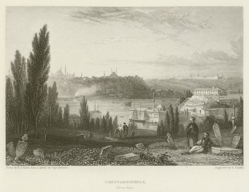 Constantinopla, de Pera de Edmund Thomas Parris